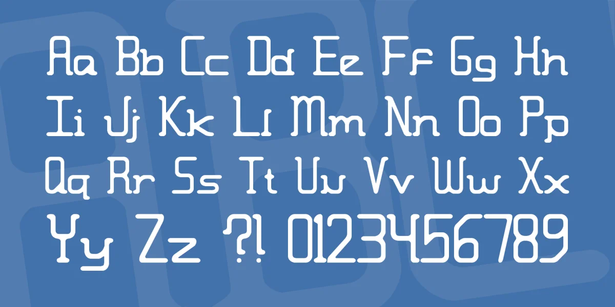 Moronic Misfire BRK Font preview 3
