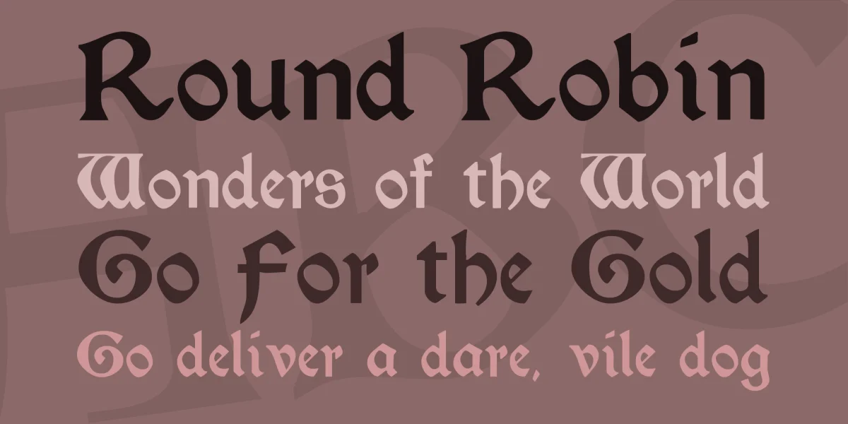 Morris Roman Font Family preview 2