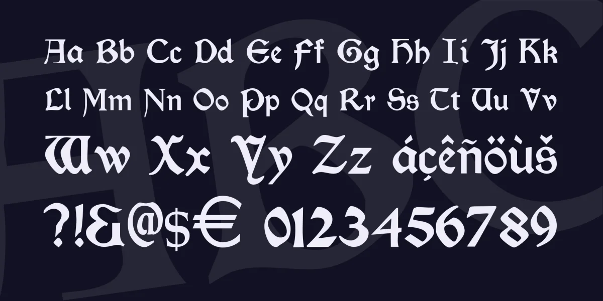 Morris Roman Font Family preview 4