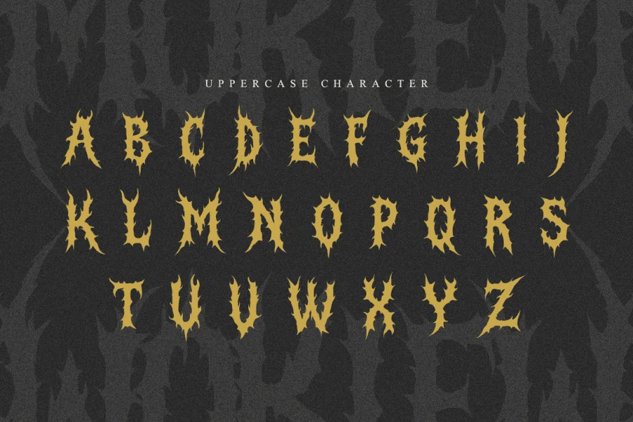Mortem Font preview 2