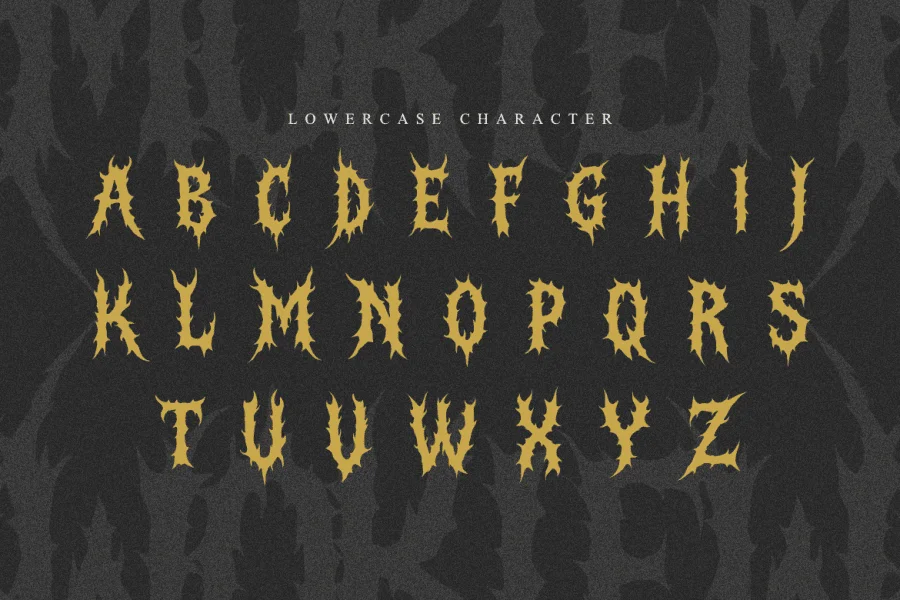 Mortem Font preview 3