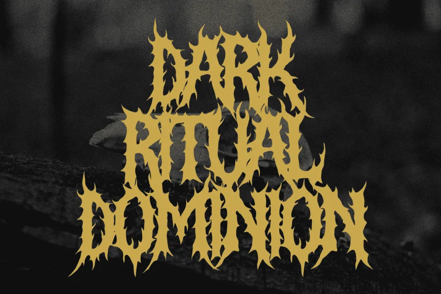 Mortem Font preview 9
