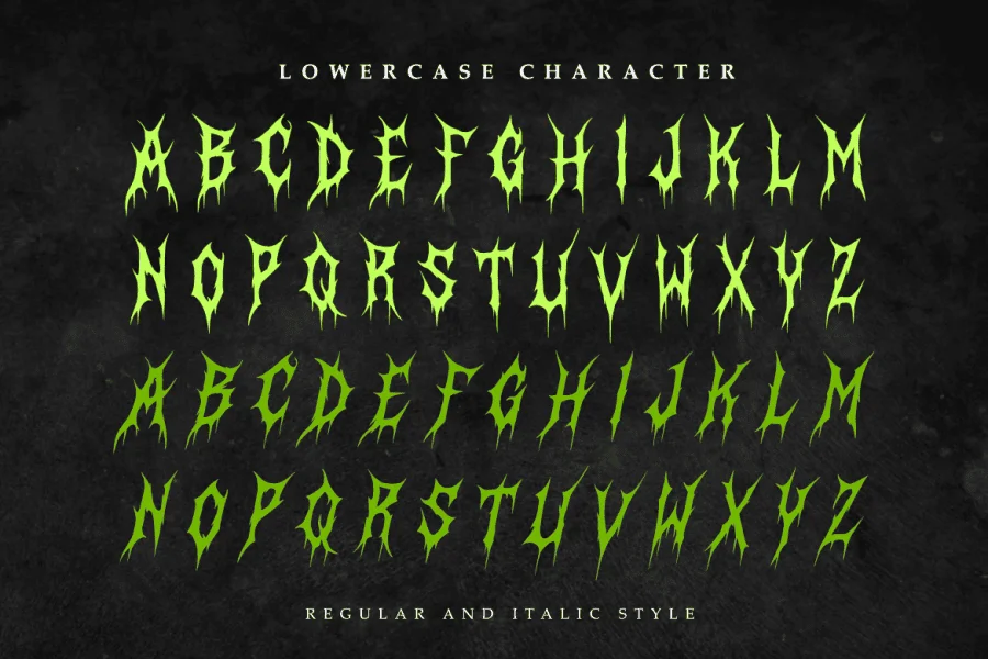 Morvanh Font Family preview 3