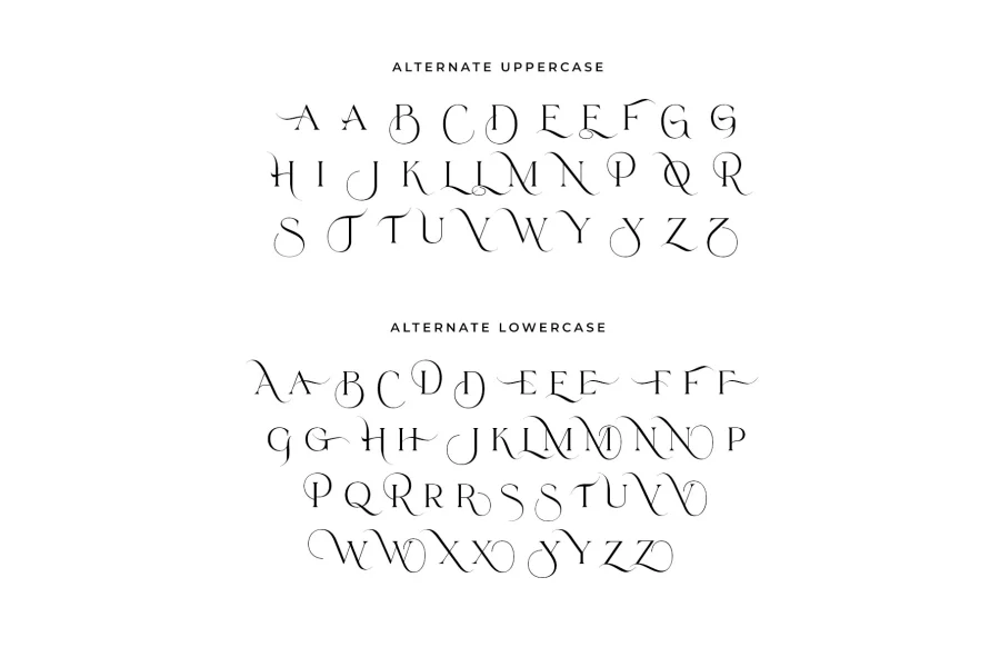 Mosseta Font preview 14