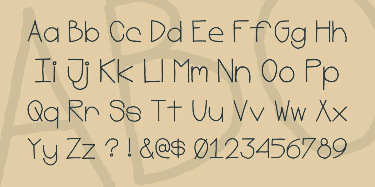 Mostly Mono Font preview 3