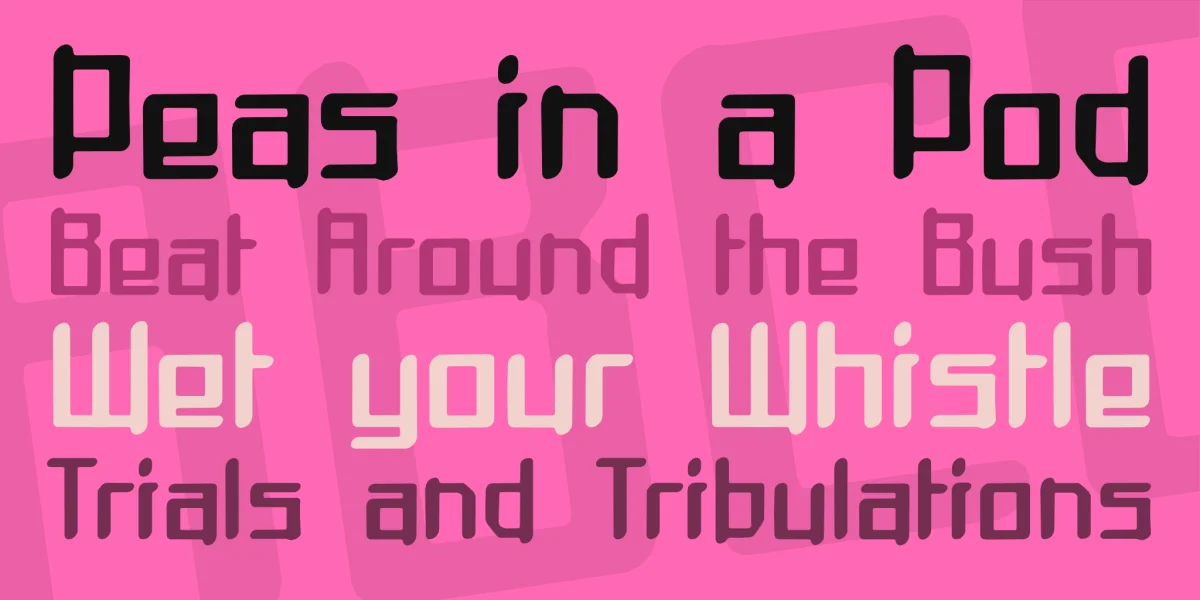 Mothership Font preview 2