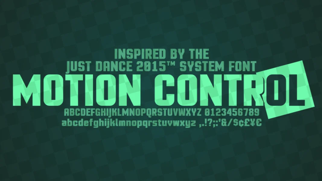 Motion Control Font Family