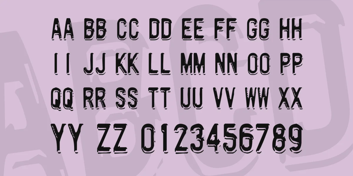 Motorway Font preview 4