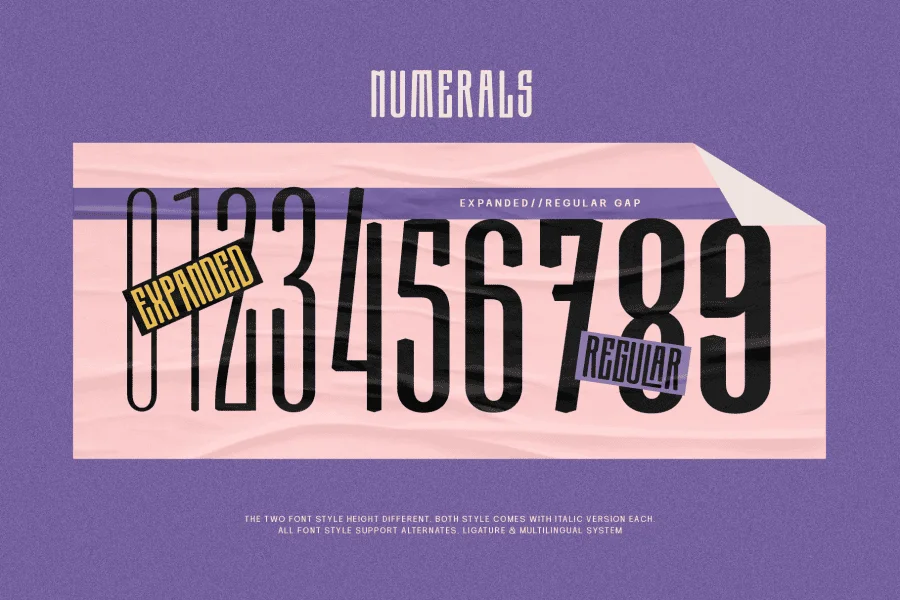 Moubaru Font preview 2
