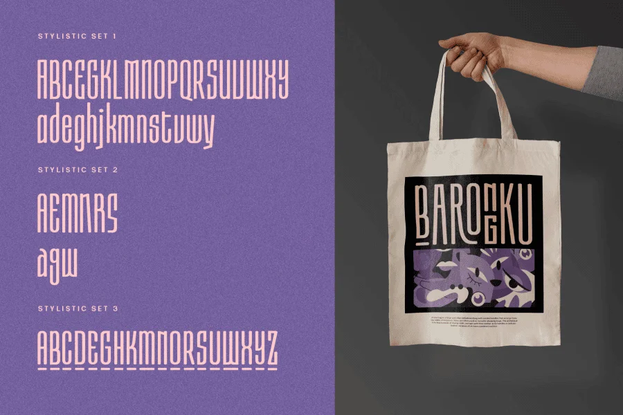 Moubaru Font preview 8
