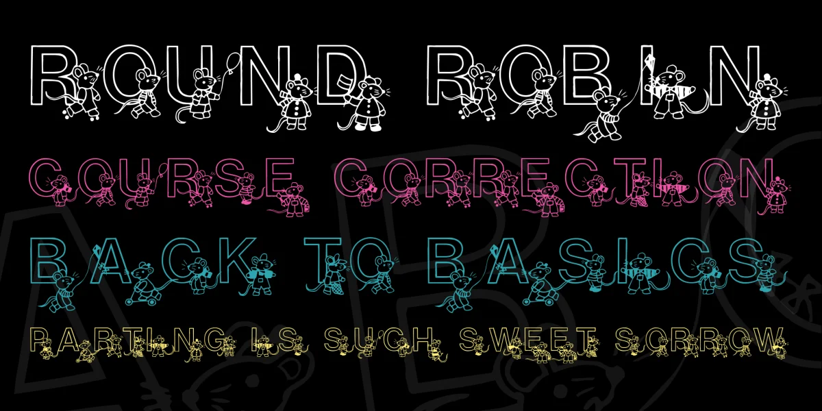 Mousie Font preview 2
