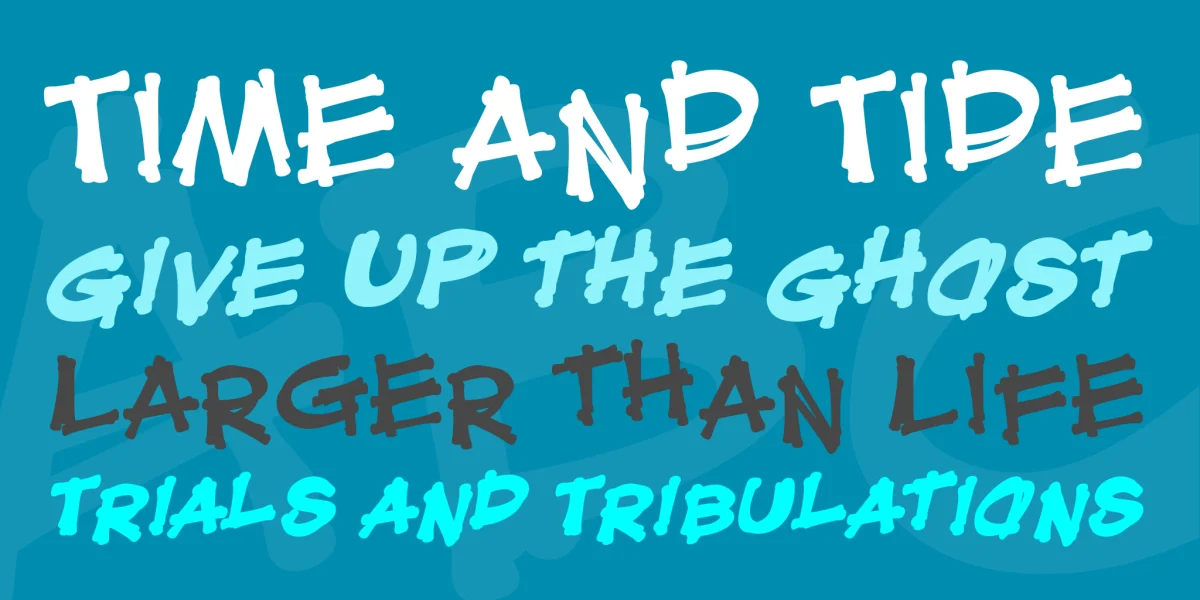 Mouth Breather BB Font Family preview 2