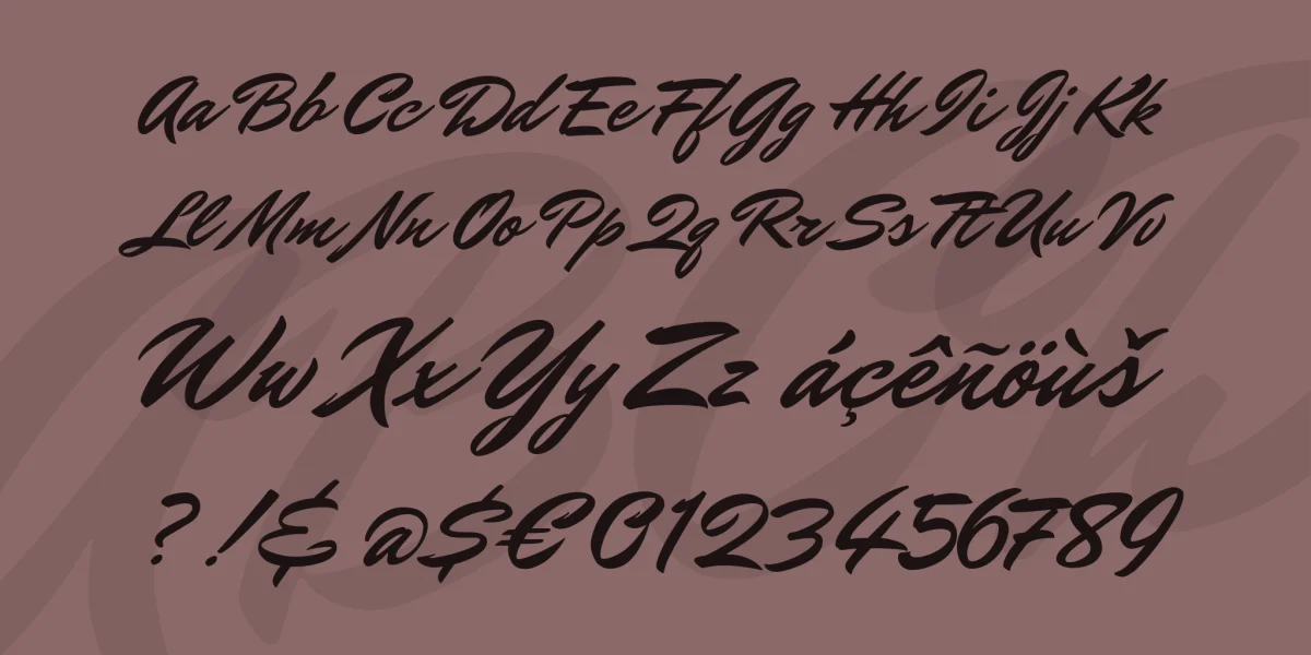 Mr Dafoe Font preview 3