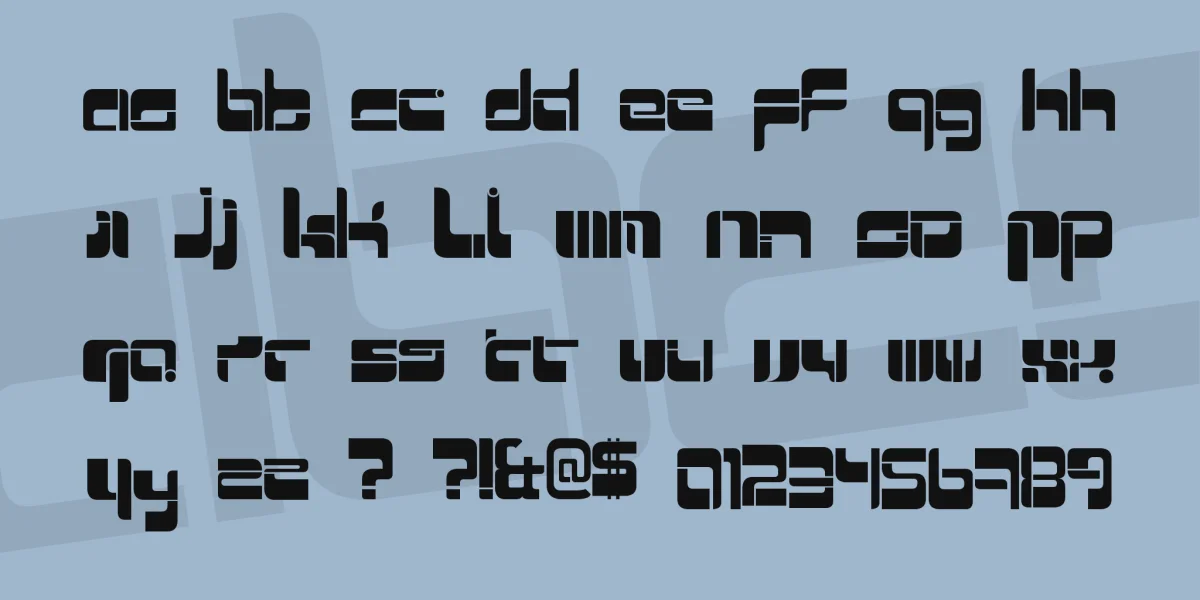 Mr Quicke Font preview 2