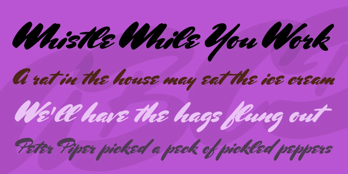 Mrs Sheppards Font preview 2