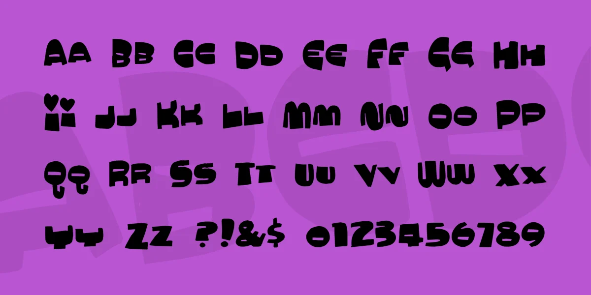 Mucho Macho Font preview 2