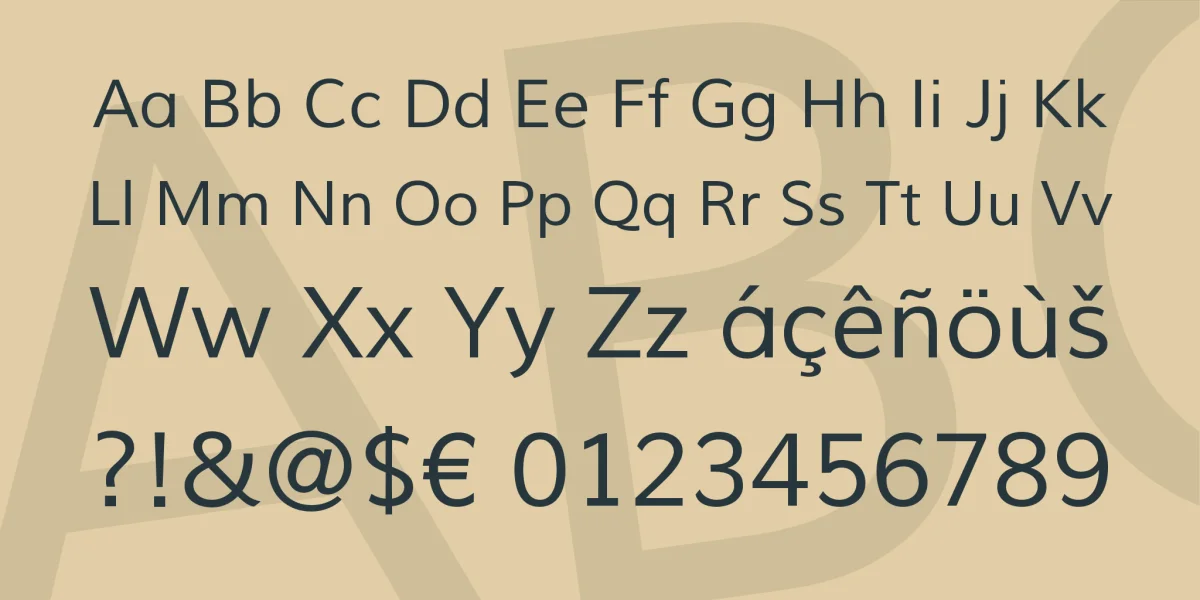 Muli Font Family preview 4
