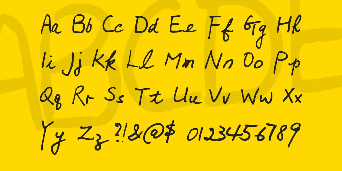 Mumsies Font preview 4