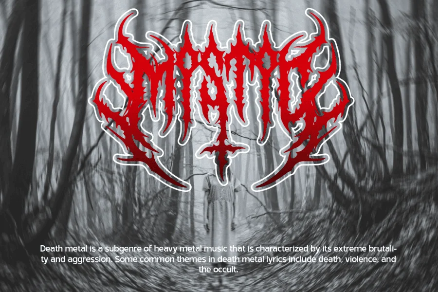Munderic Godas DEMO Font preview 5