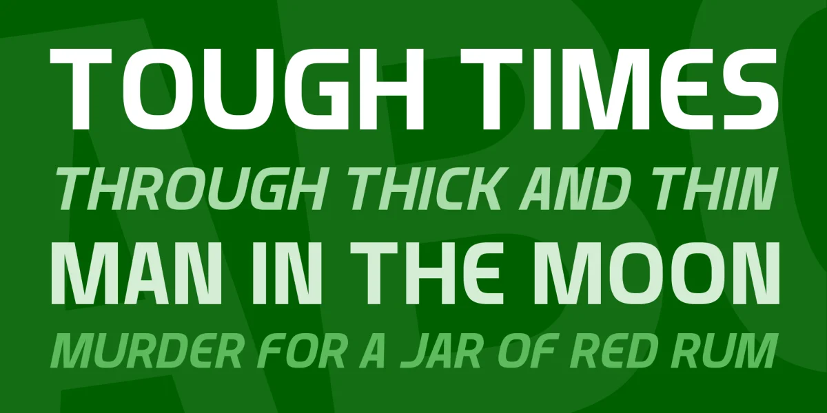 Munistic Font Family preview 2