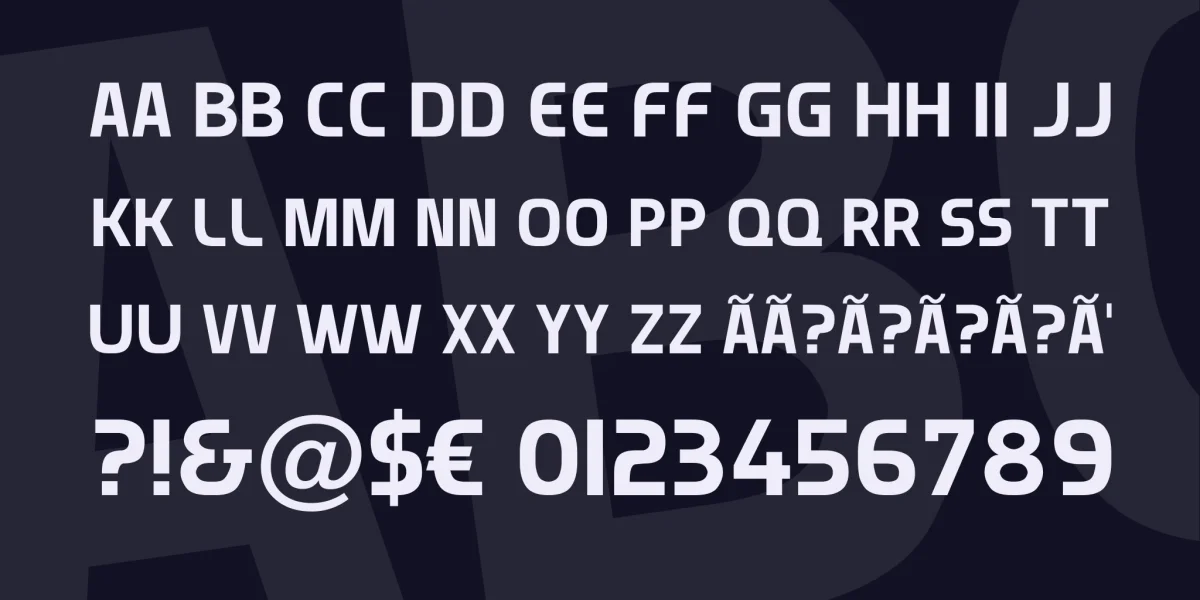 Munistic Font Family preview 3