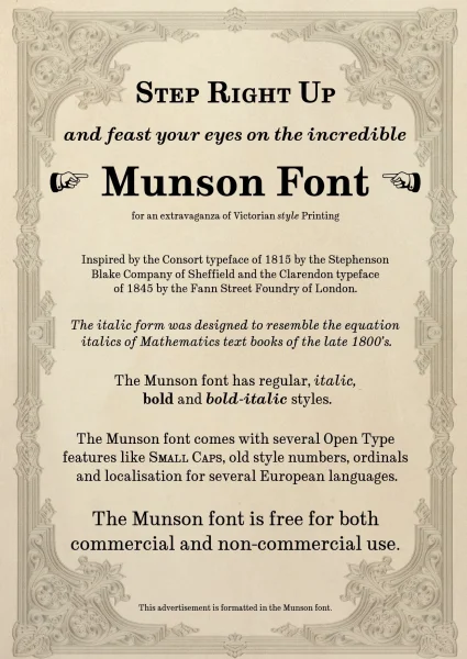 Munson Font Family