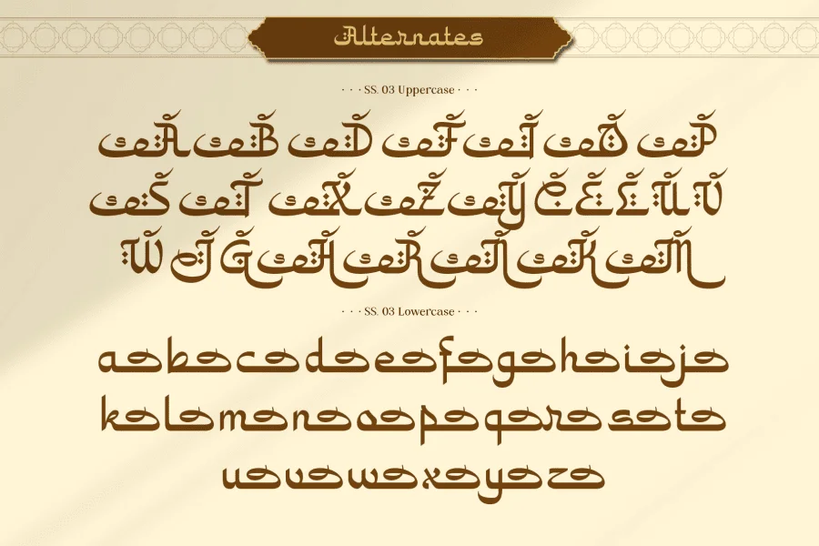 Mushym Font preview 2