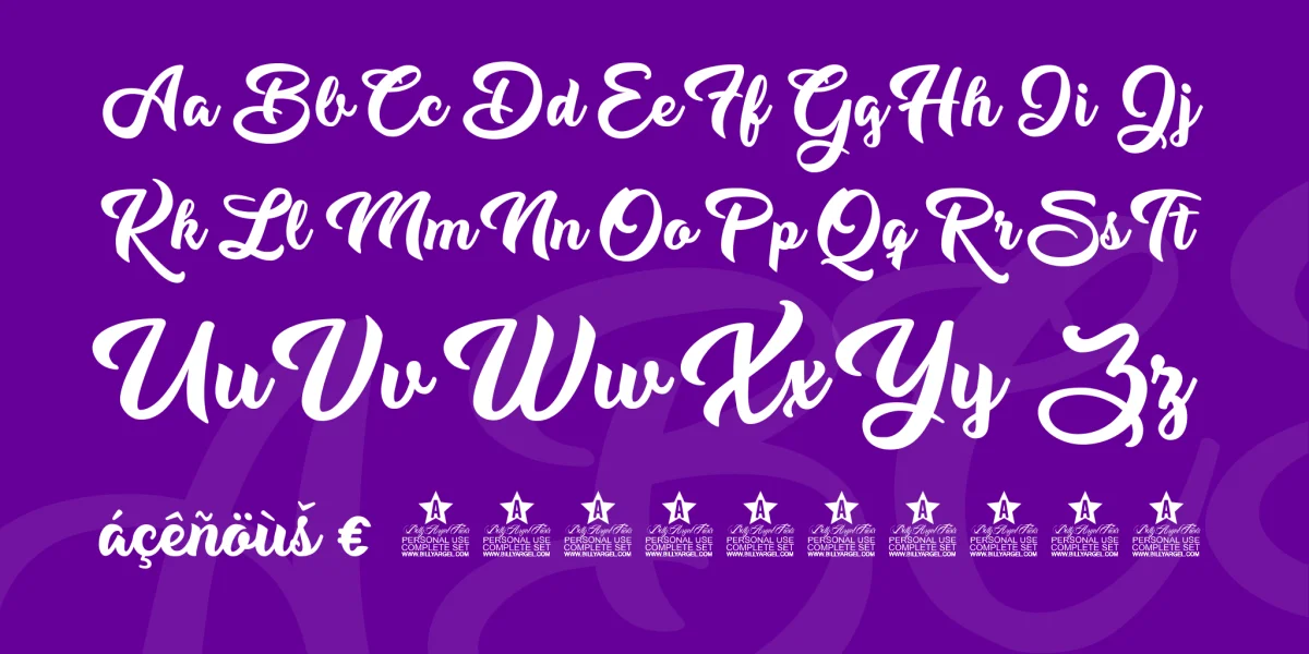Music Magic Personal Use Font preview 4