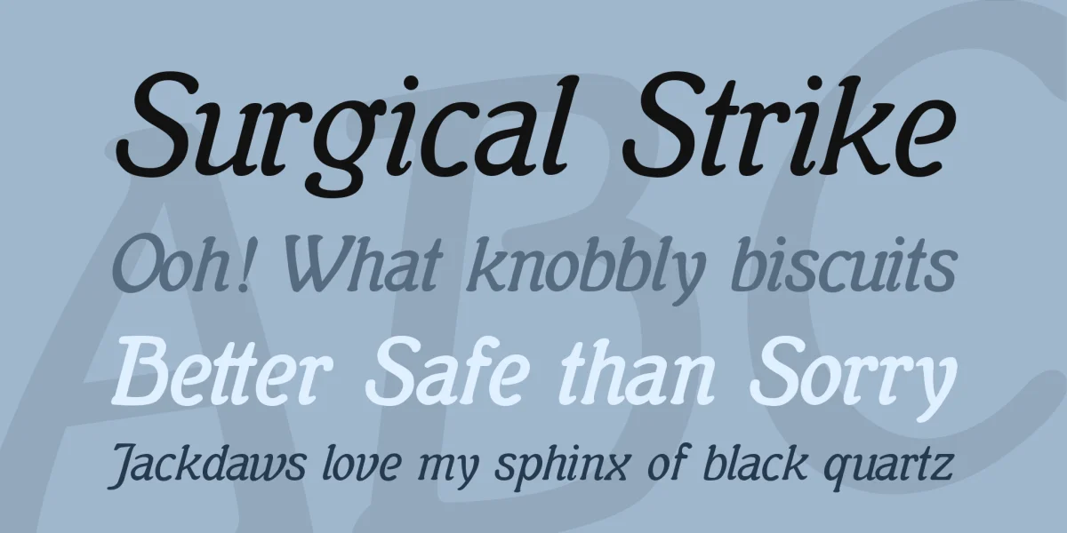 Mutter Font Family preview 2