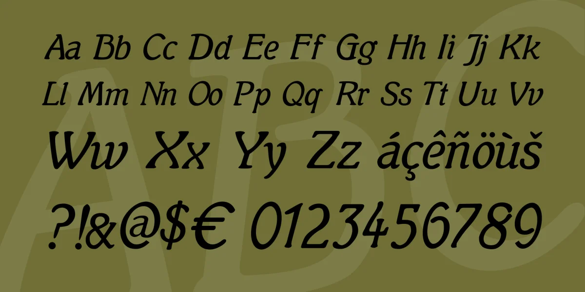 Mutter Font Family preview 4