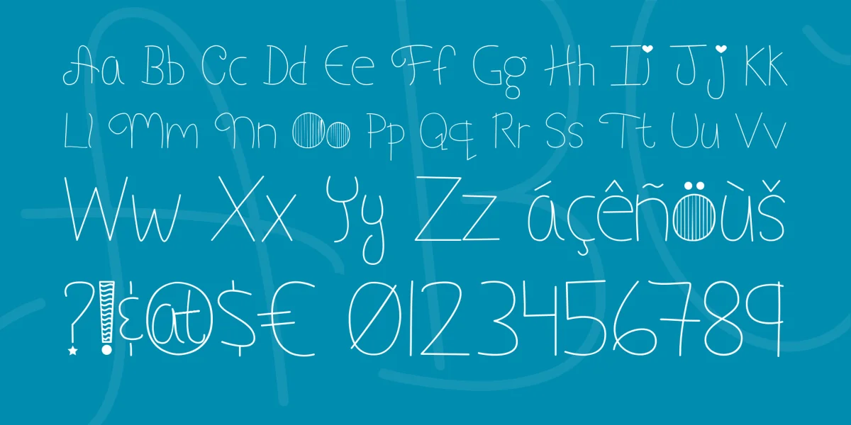 My Font Addiction Font preview 4