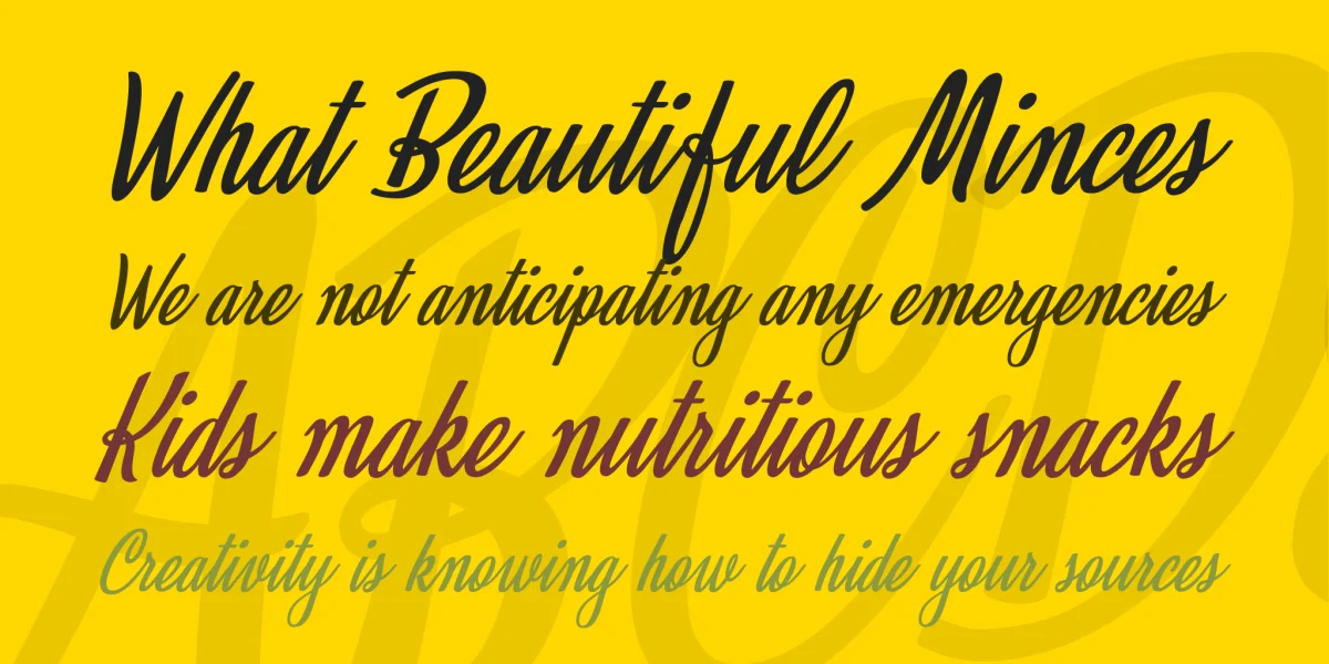 Mystical Eyes Personal Use Font preview 3