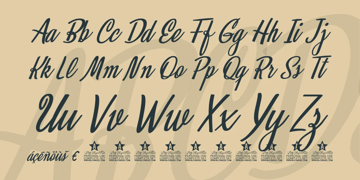 Mystical Eyes Personal Use Font preview 5