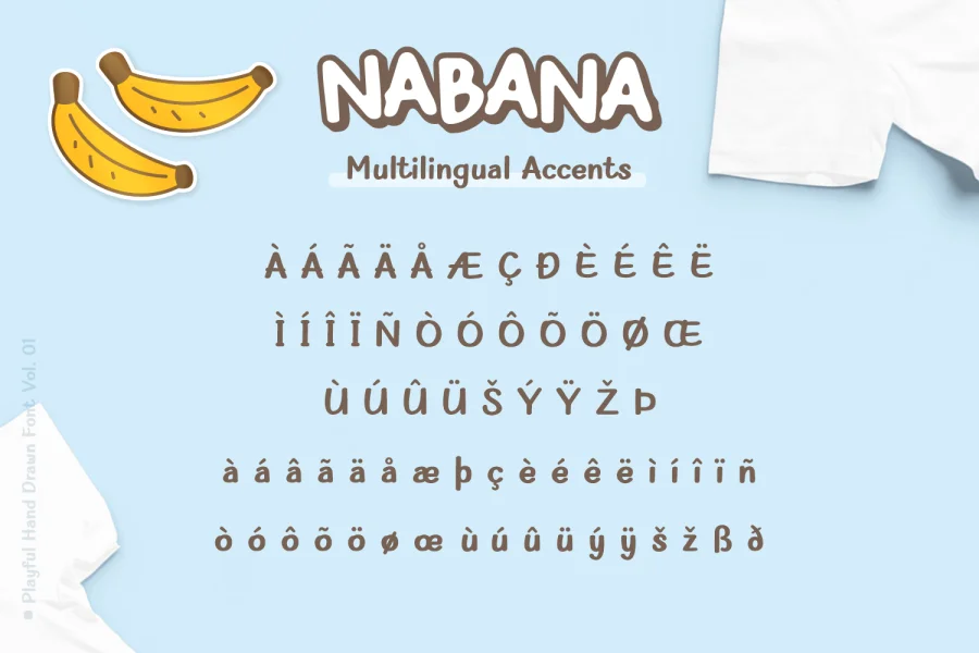 Nabana Font preview 10