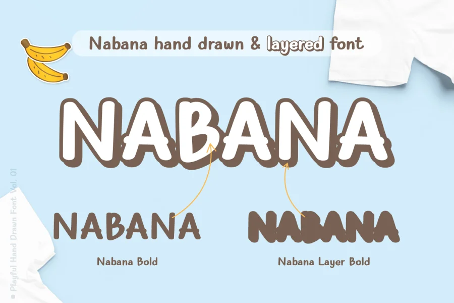 Nabana Font preview 5