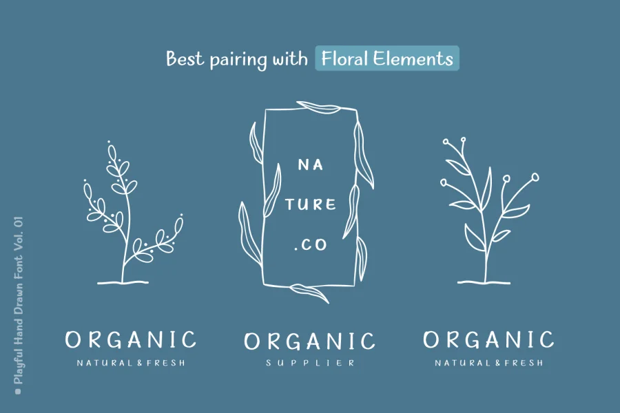Nabana Font preview 8