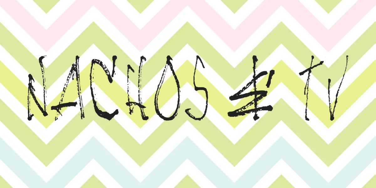 NACHOS & TV Font preview 2