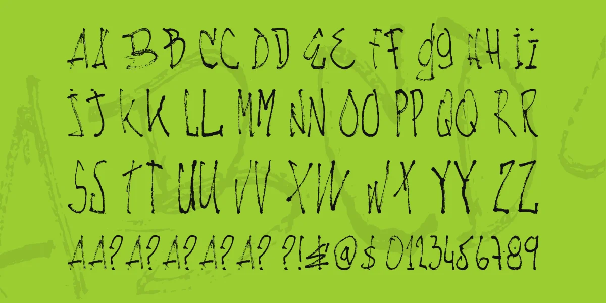 NACHOS & TV Font preview 4