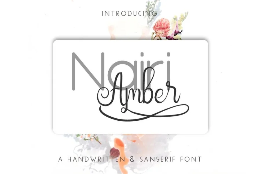 Nairi Amber Demo Font Family preview 10