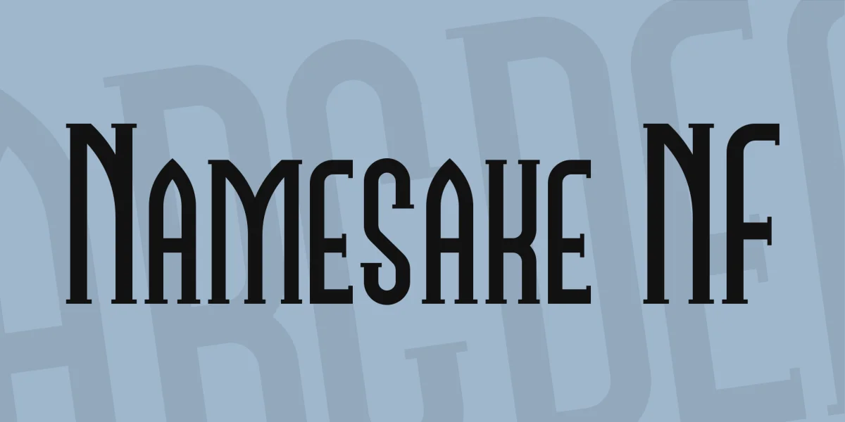 Namesake NF Font