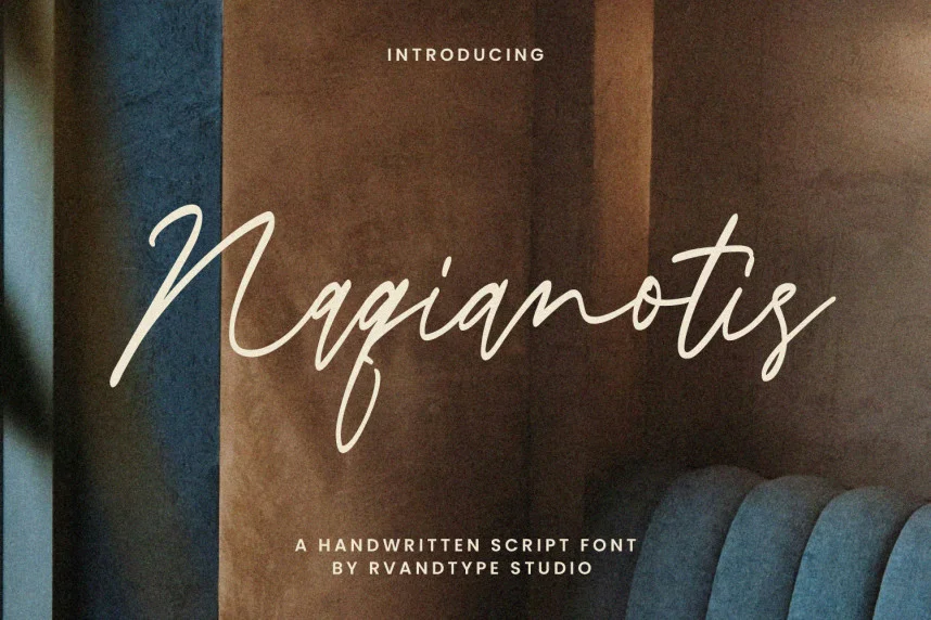 Naqianotis – Luxury Script Font