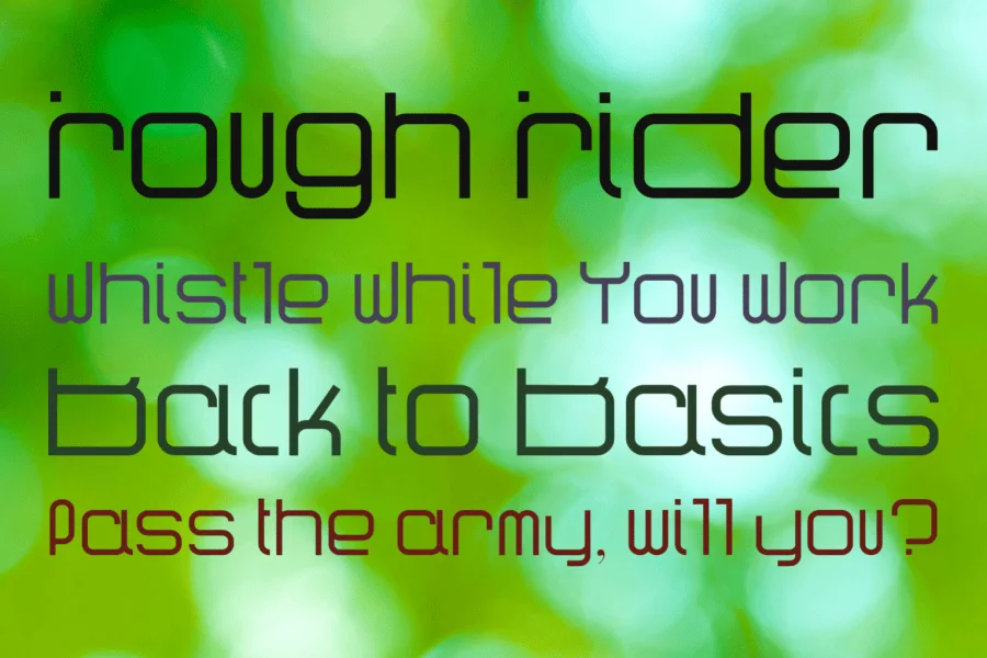 narm Font Family preview 4