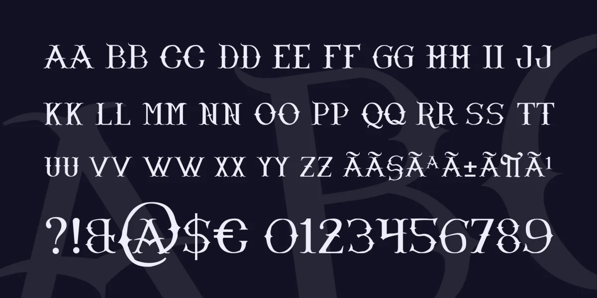 Narnfont Font preview 3