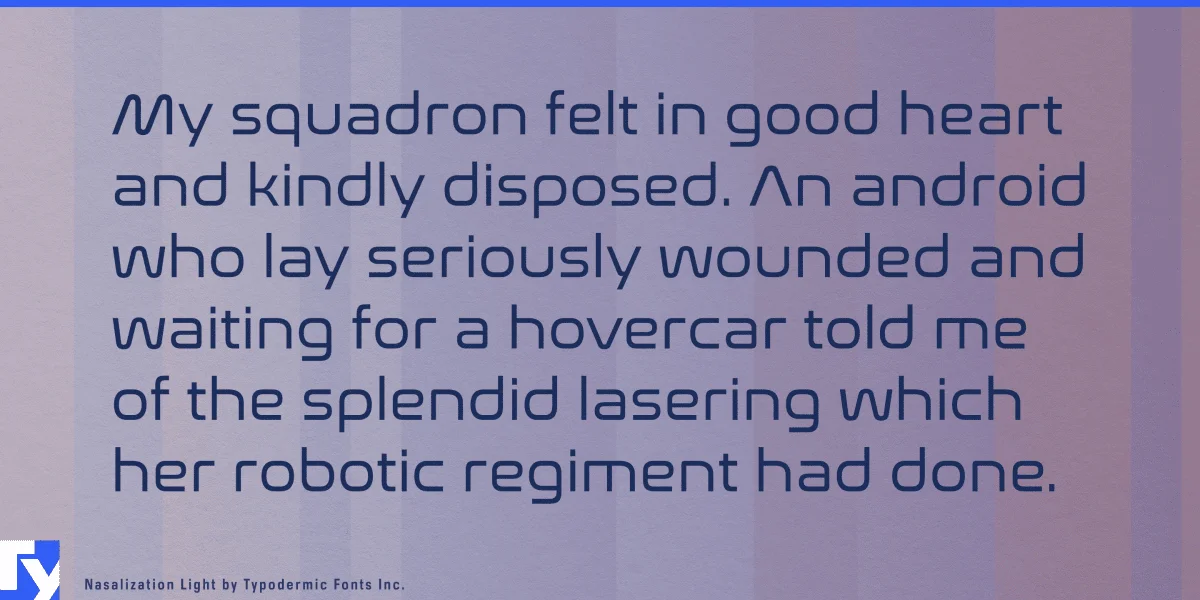 Nasalization Font preview 6