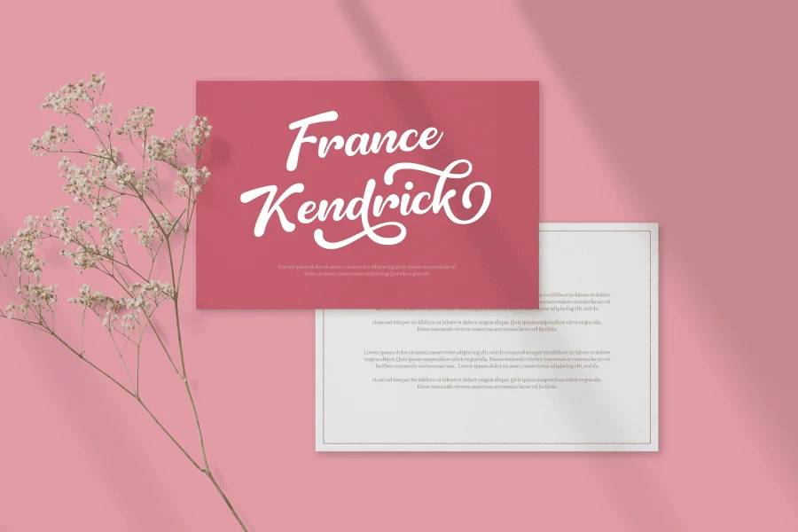 Natalie Caydence Font preview 5