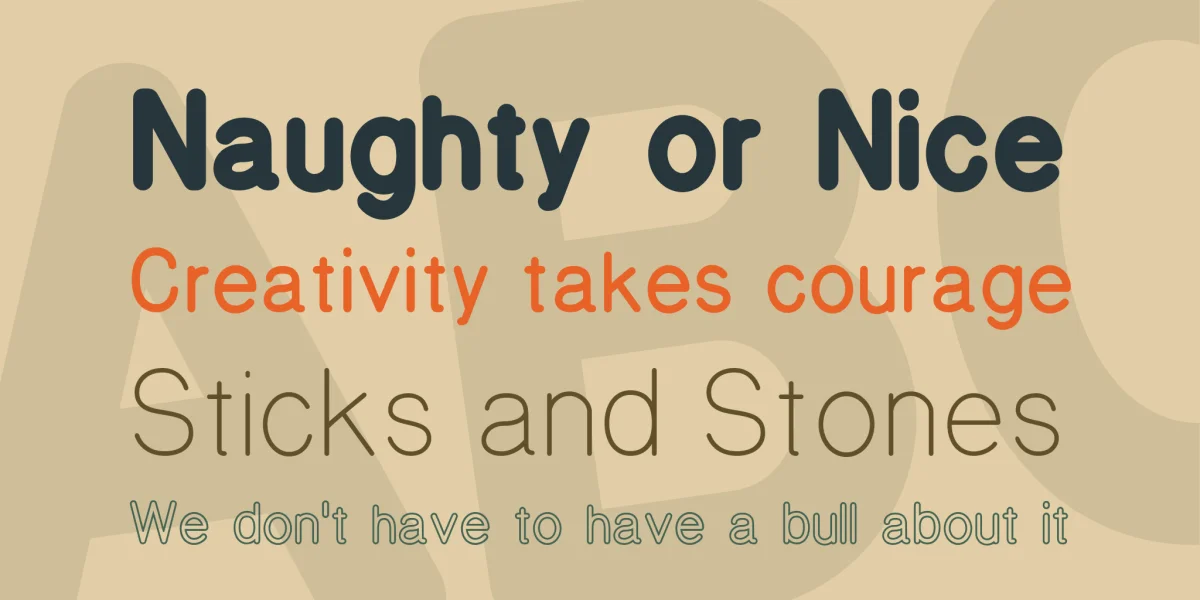 National Park Font Family preview 3