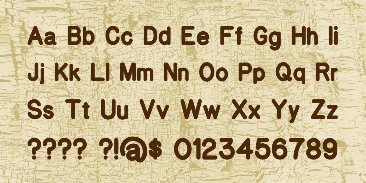 National Park Font Family preview 5