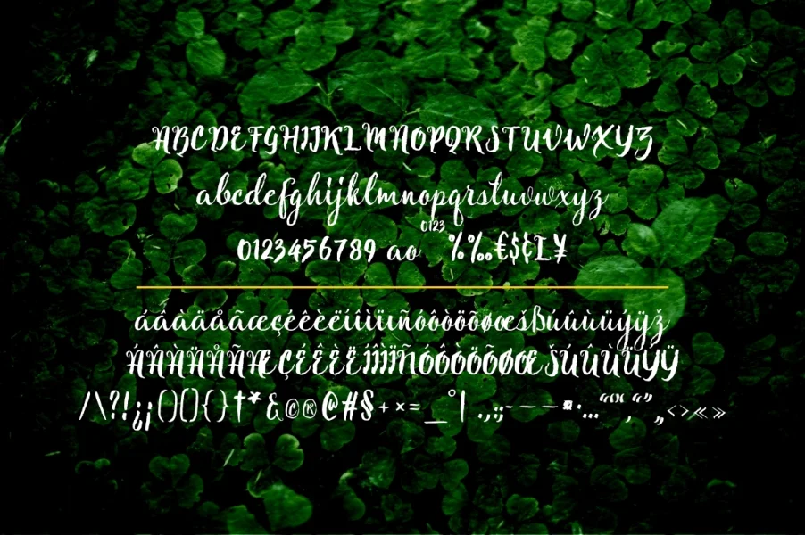 Natural Font preview 2