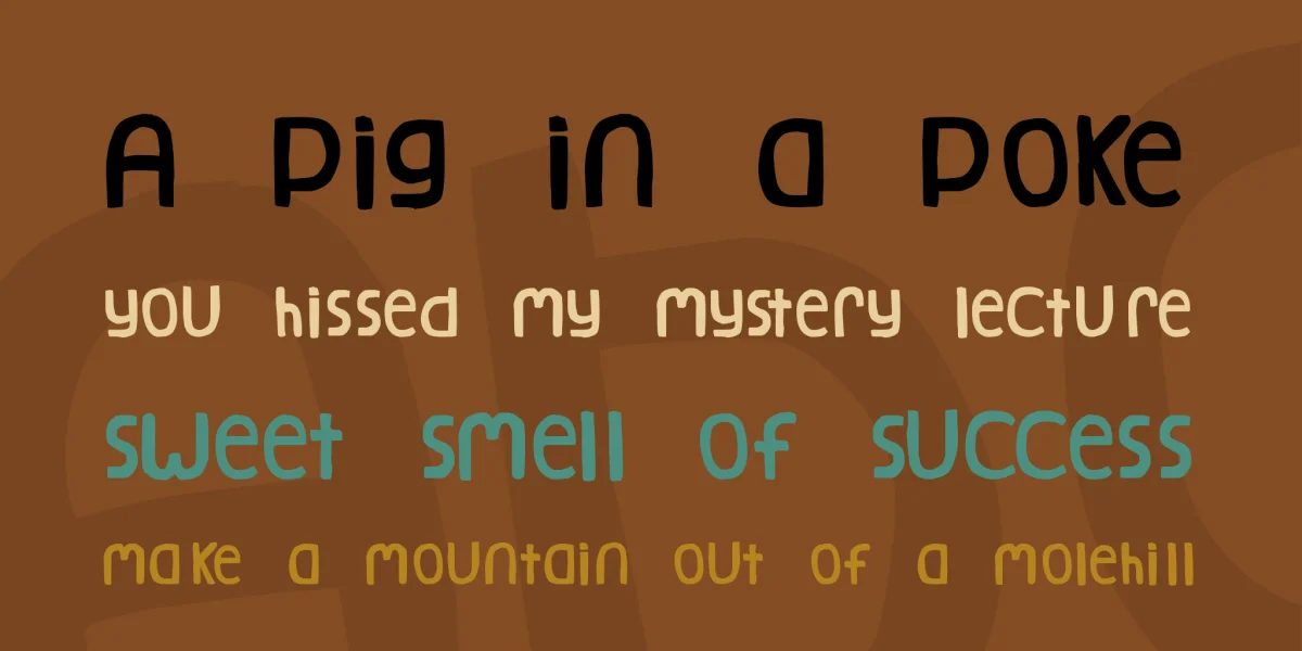 Natural Log Font preview 2