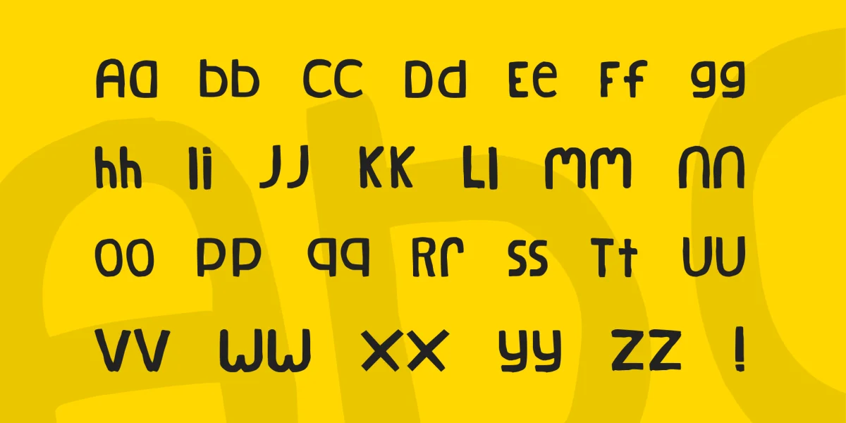 Natural Log Font preview 3